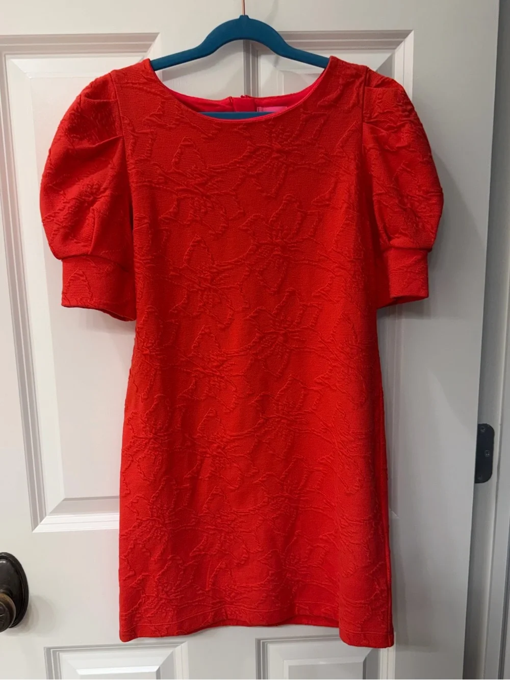 Lilly Pulitzer Bright Red Puff-Sleeve Kids Dress - NWOT